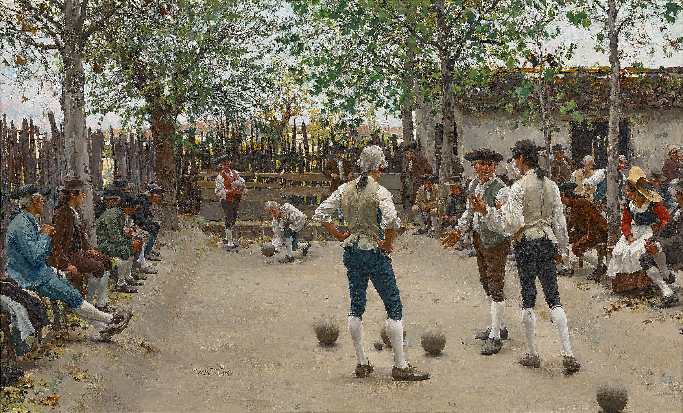 A game of Bocce